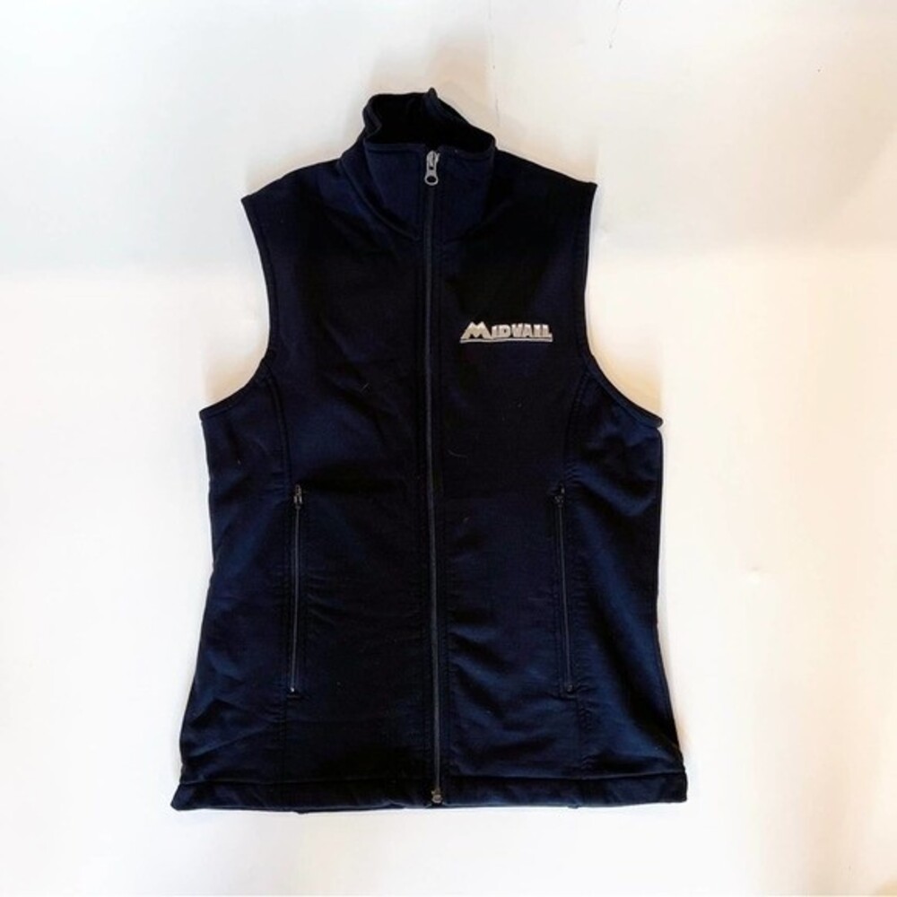 Vail Colorado Ski Resort Black Women’s Full Zip Vest Size Medium
